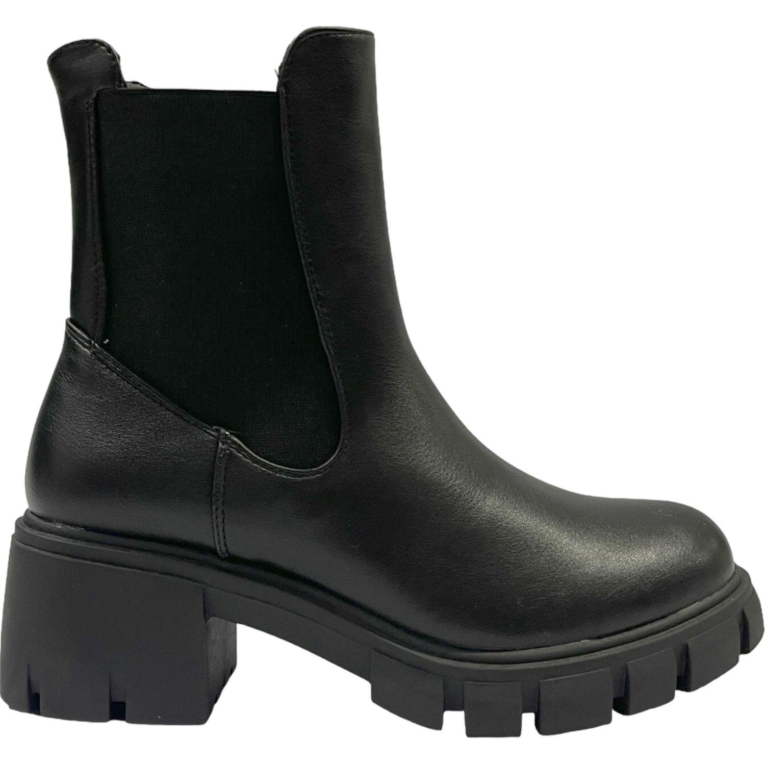 Botin Mujer Negro Denver Detogni-0