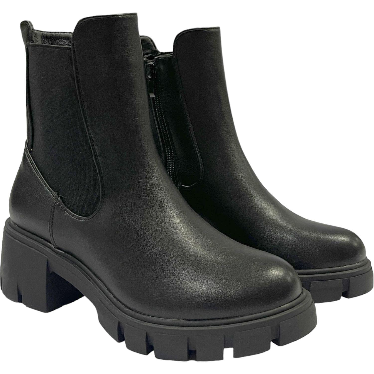 Botin Mujer Negro Denver Detogni-3