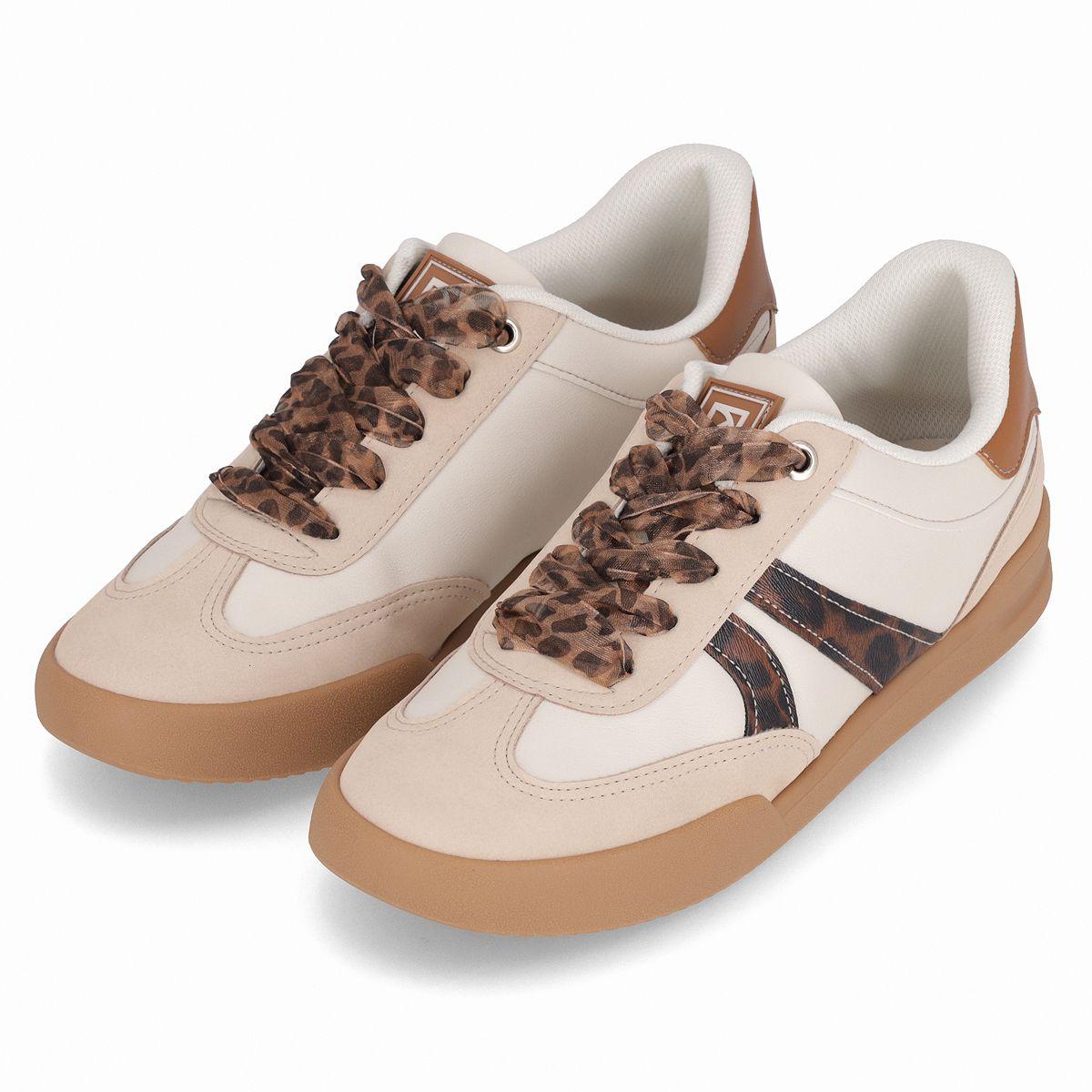 Zapatilla Mujer Beige/Animal Print Caroline Piccadilly-7