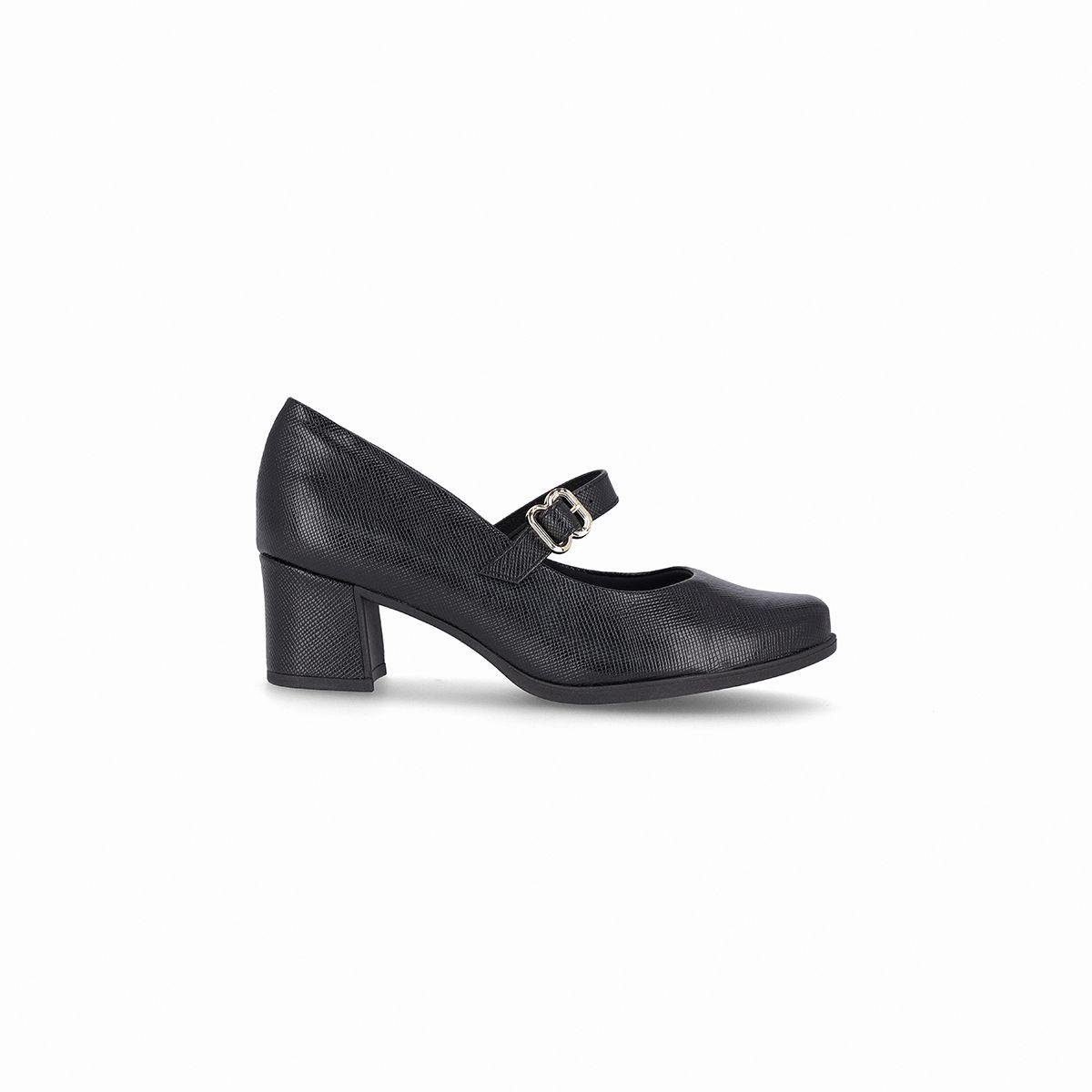 Zapato Mary Jane Mujer Negro/Crocco Danubia Piccadilly-0