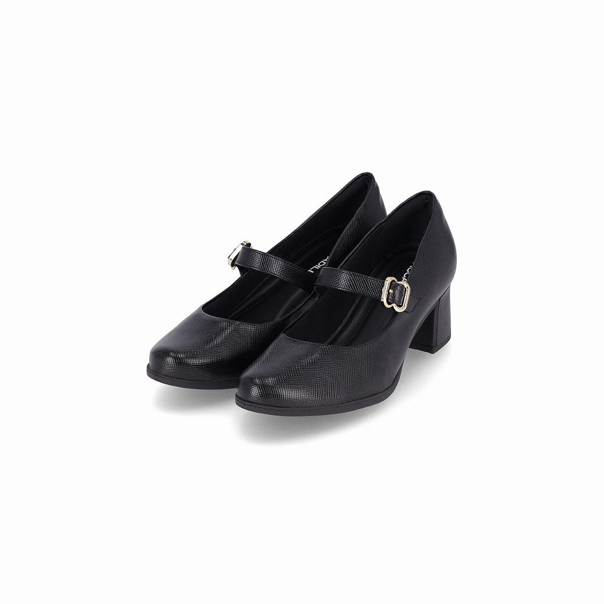 Zapato Mary Jane Mujer Negro/Crocco Danubia Piccadilly-1