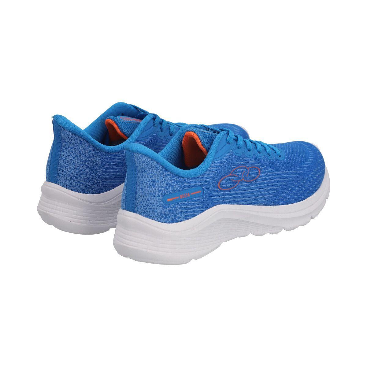 Zapatilla Infantil Azul/Naranja Delta Olympikus -3