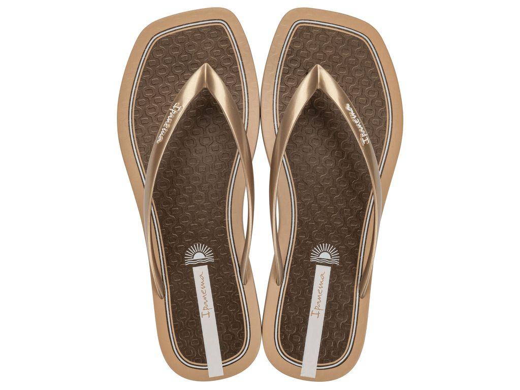Sandalia Mujer Beige/Bronce Edge Glam Ipanema-0
