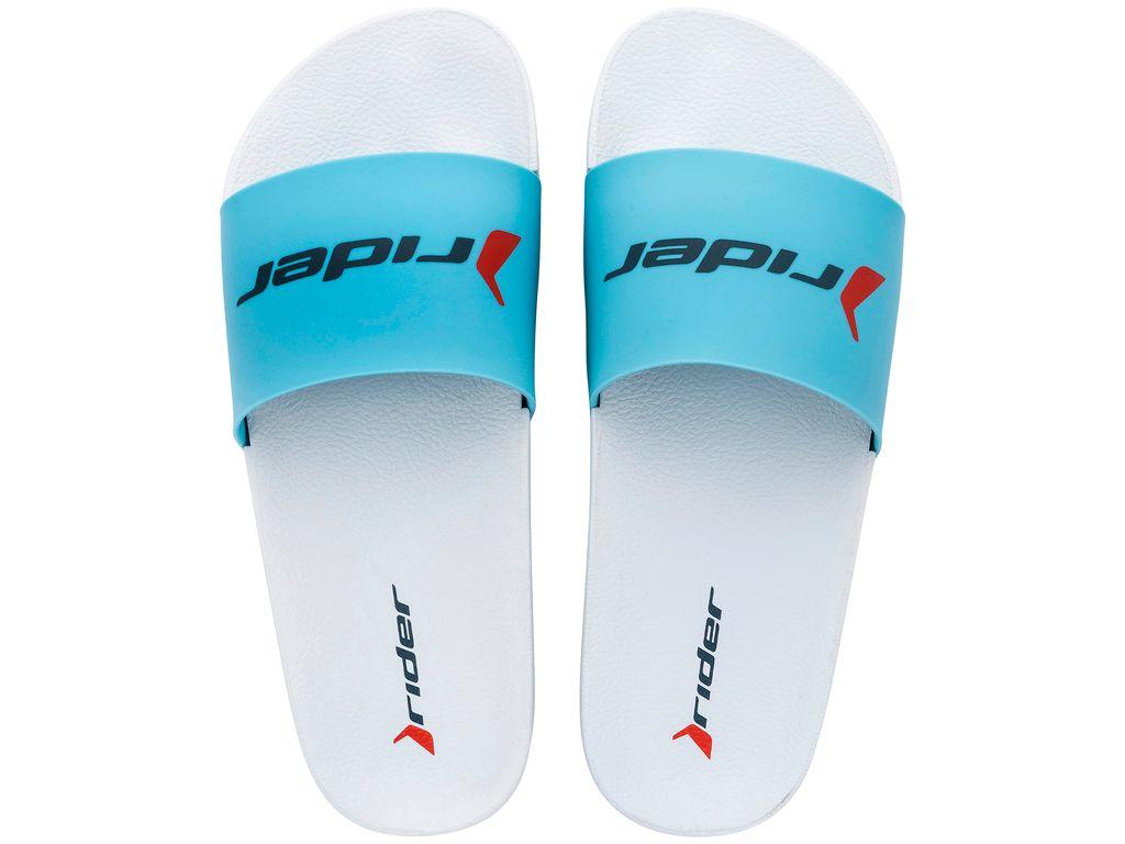 Sandalia Mujer Blanco/Azul Full Basic Rider-0