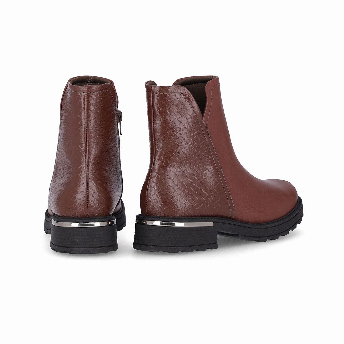 Bota Mujer Chocolate Gisa Piccadilly-2