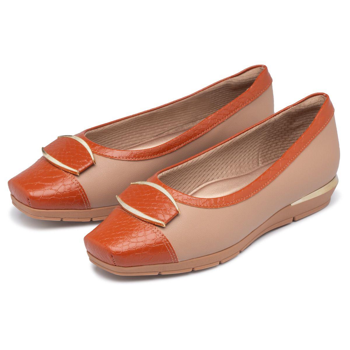 Zapato Mujer Almendra/Caramelo Fernanda Piccadilly-2