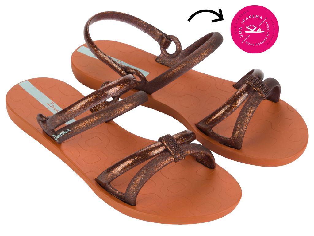 Sandalia Mujer Naranja Seu Jeito Ipanema-1