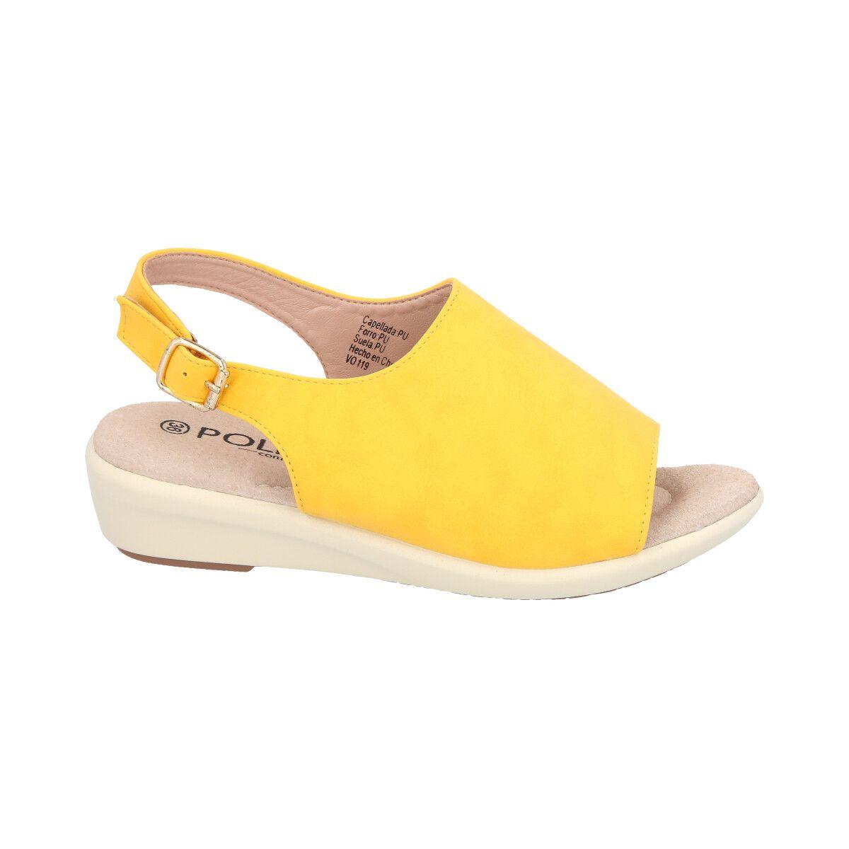 Sandalia Sonia Amarillo Police-3