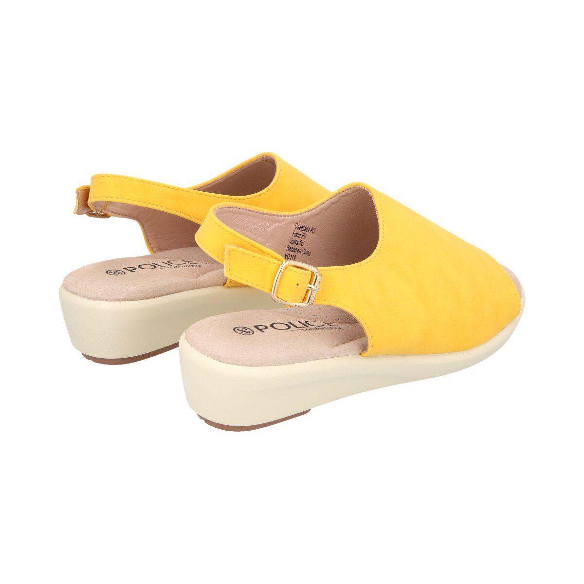 Sandalia Sonia Amarillo Police-4