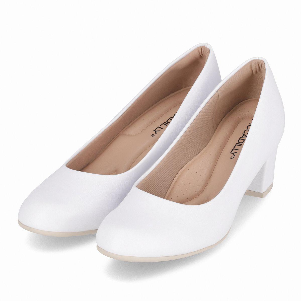 Zapato Mujer Blanco Laura Piccadilly-2