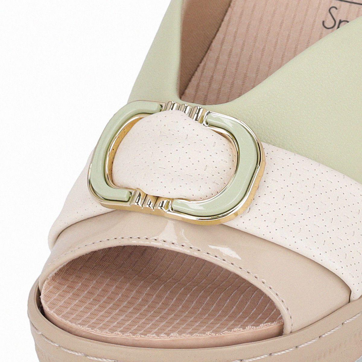 Sueco Mujer Anabela SPA Verde 570 Piccadilly-5