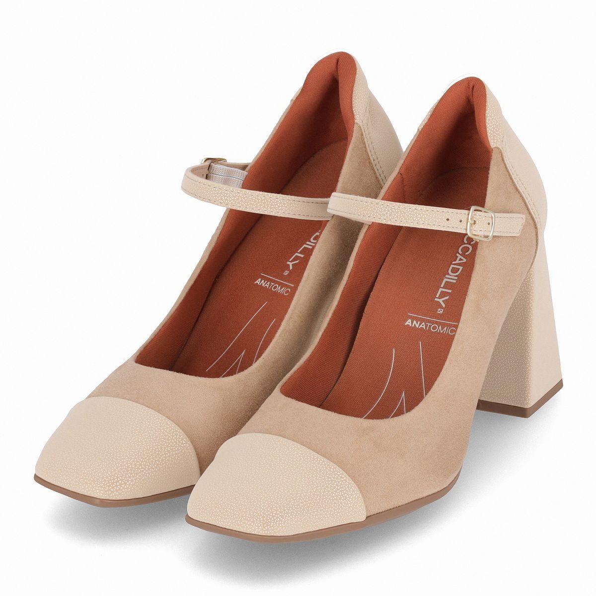Zapato Mujer Beige Boneca Piccadilly-1