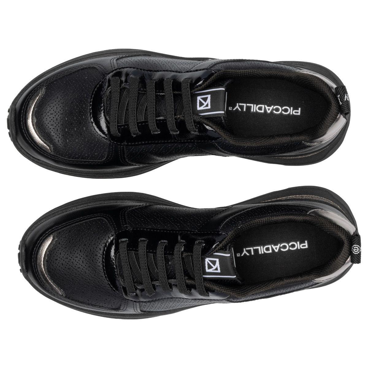 Zapatilla Mujer Negro/Plata Energy Piccadilly-2