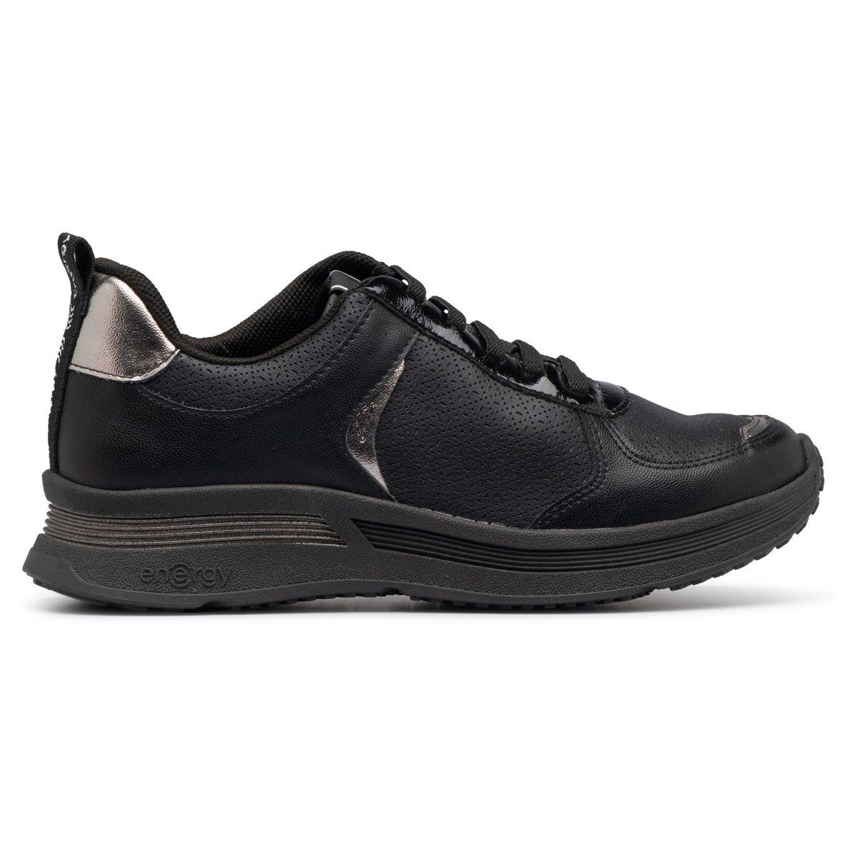 Zapatilla Mujer Negro/Plata Energy Piccadilly-0