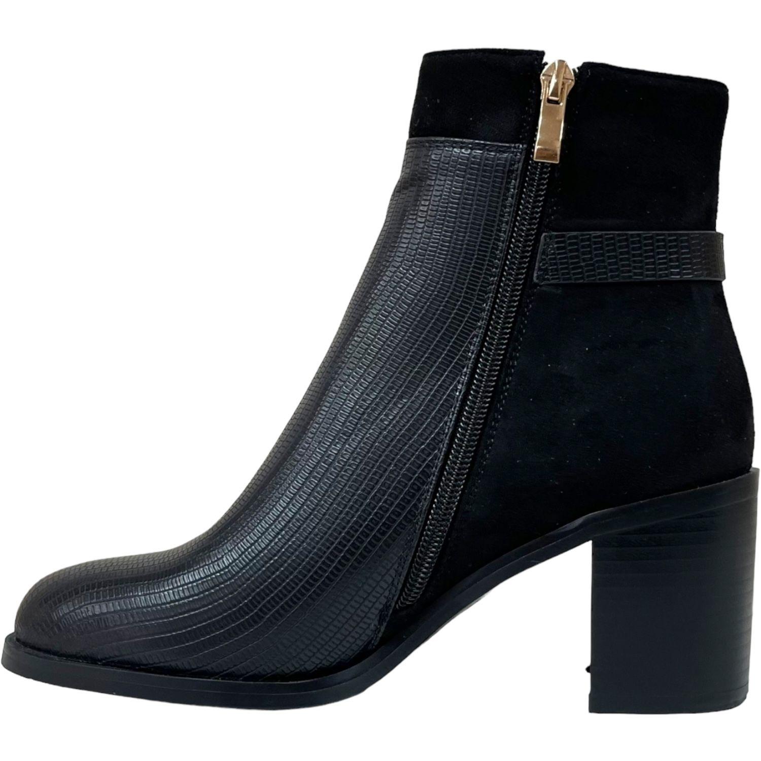 Botin Mujer Negro Marbella Detogni-2