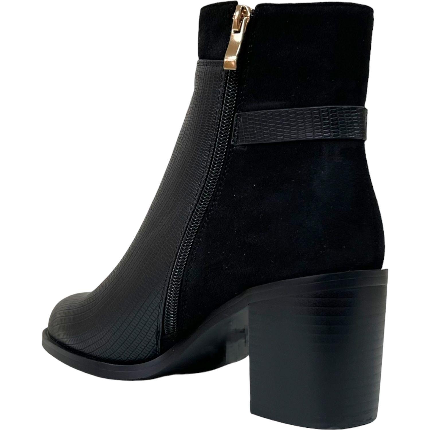 Botin Mujer Negro Marbella Detogni-3