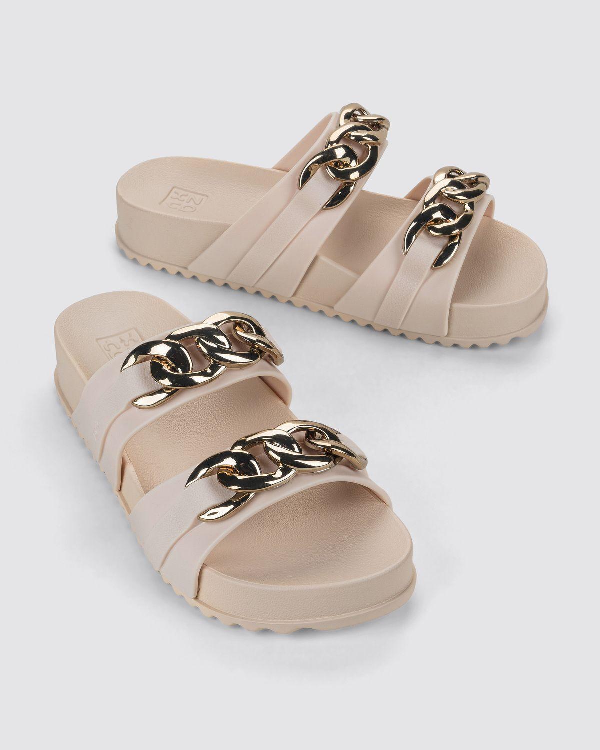 Sandalia Mujer Beige On Ad Zaxy-2