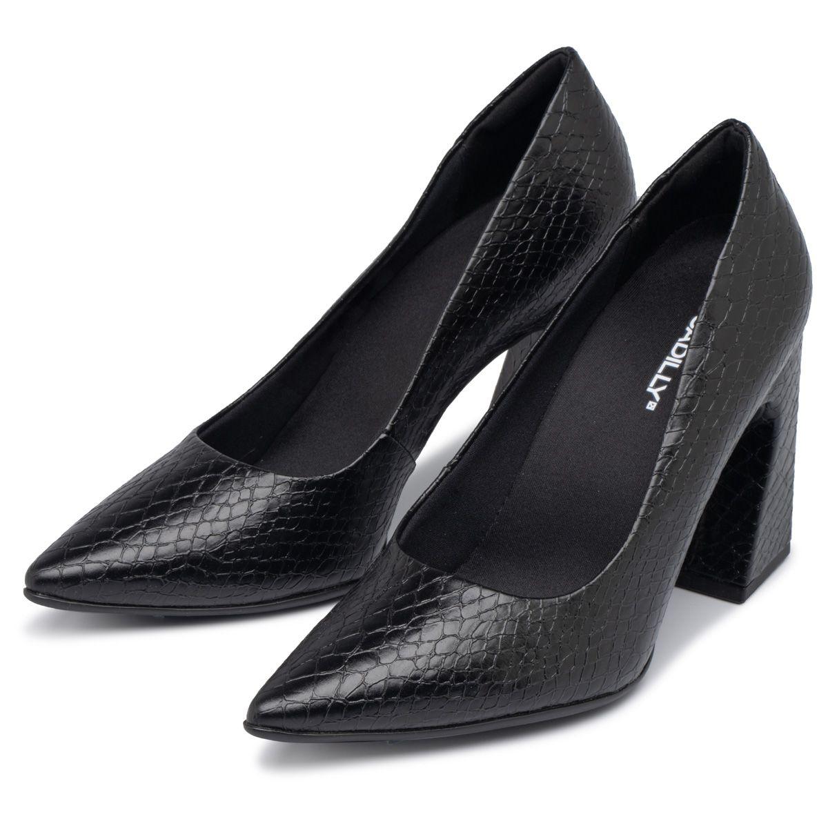 Zapato Mujer Crocco Silvana Negro 534 Piccadilly-1
