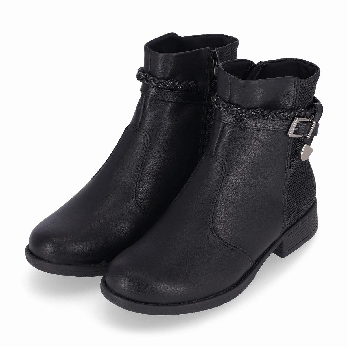 Botin Mujer Negro Leci 34 Piccadilly-2
