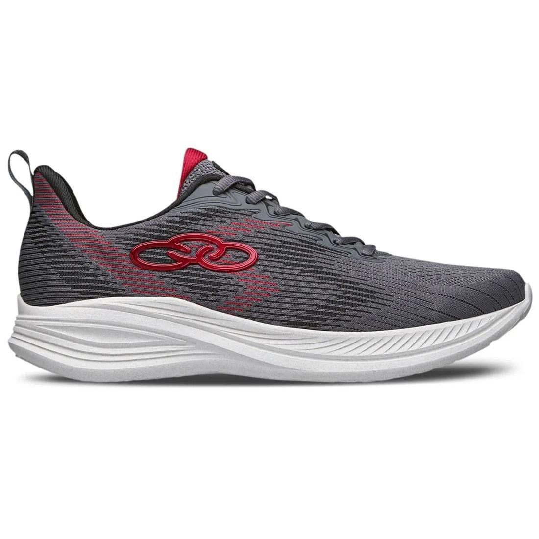 Zapatilla Hombre Marte Gris/Rojo-0