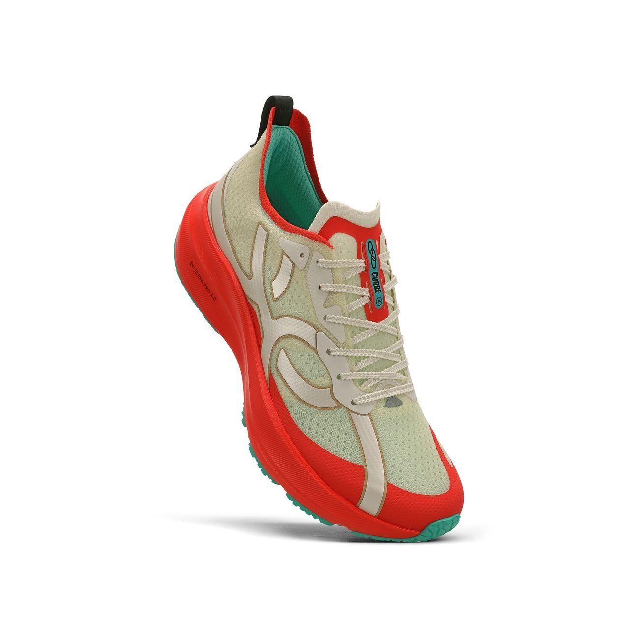 Zapatilla Running Mujer Corre 4 Celeste/Rojo/Arena-1