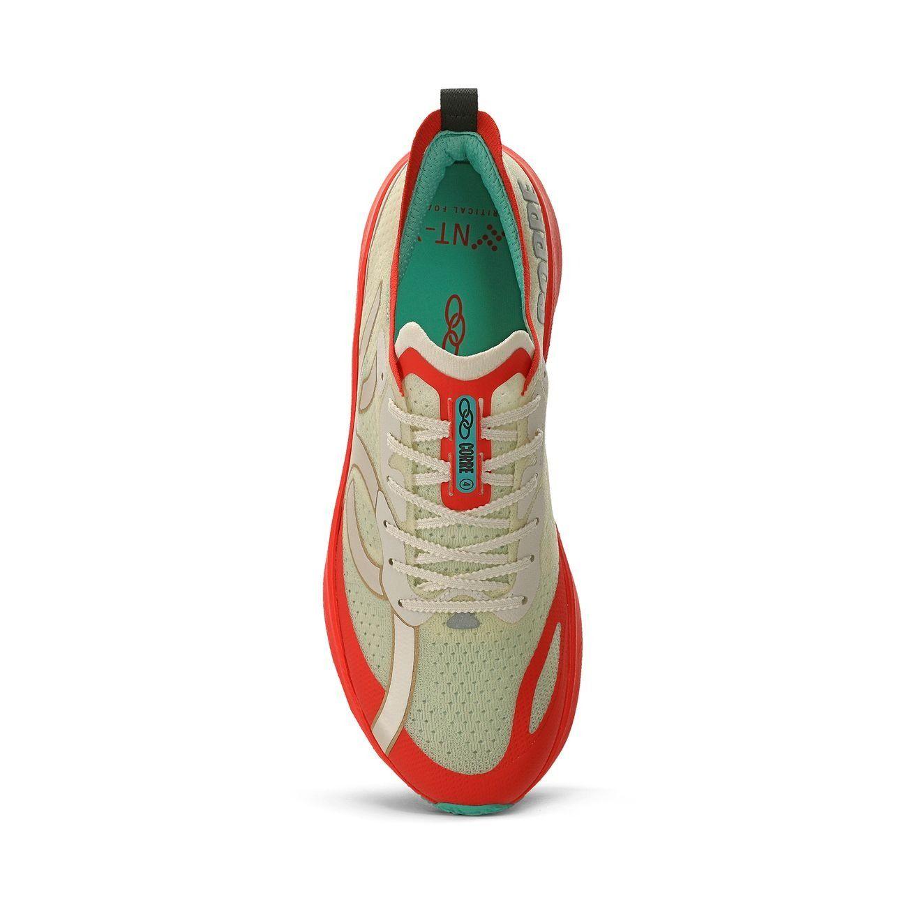 Zapatilla Running Mujer Corre 4 Celeste/Rojo/Arena-3