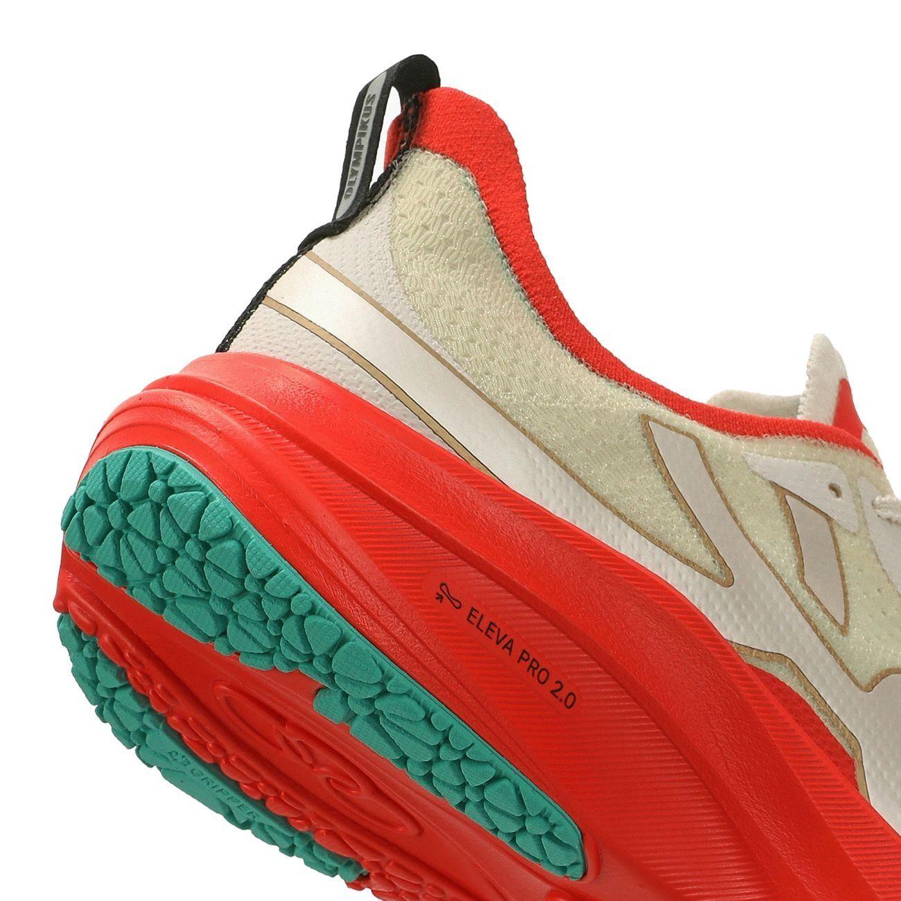 Zapatilla Running Mujer Corre 4 Celeste/Rojo/Arena-6