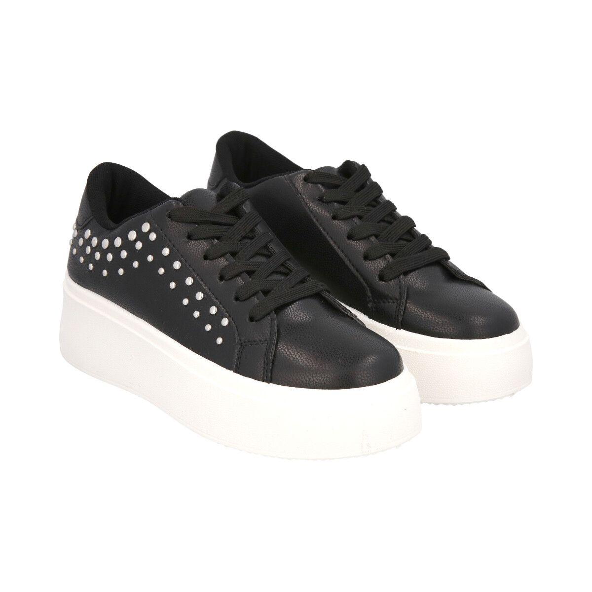 Zapatilla Urbana Mujer Negro Dream Police -1