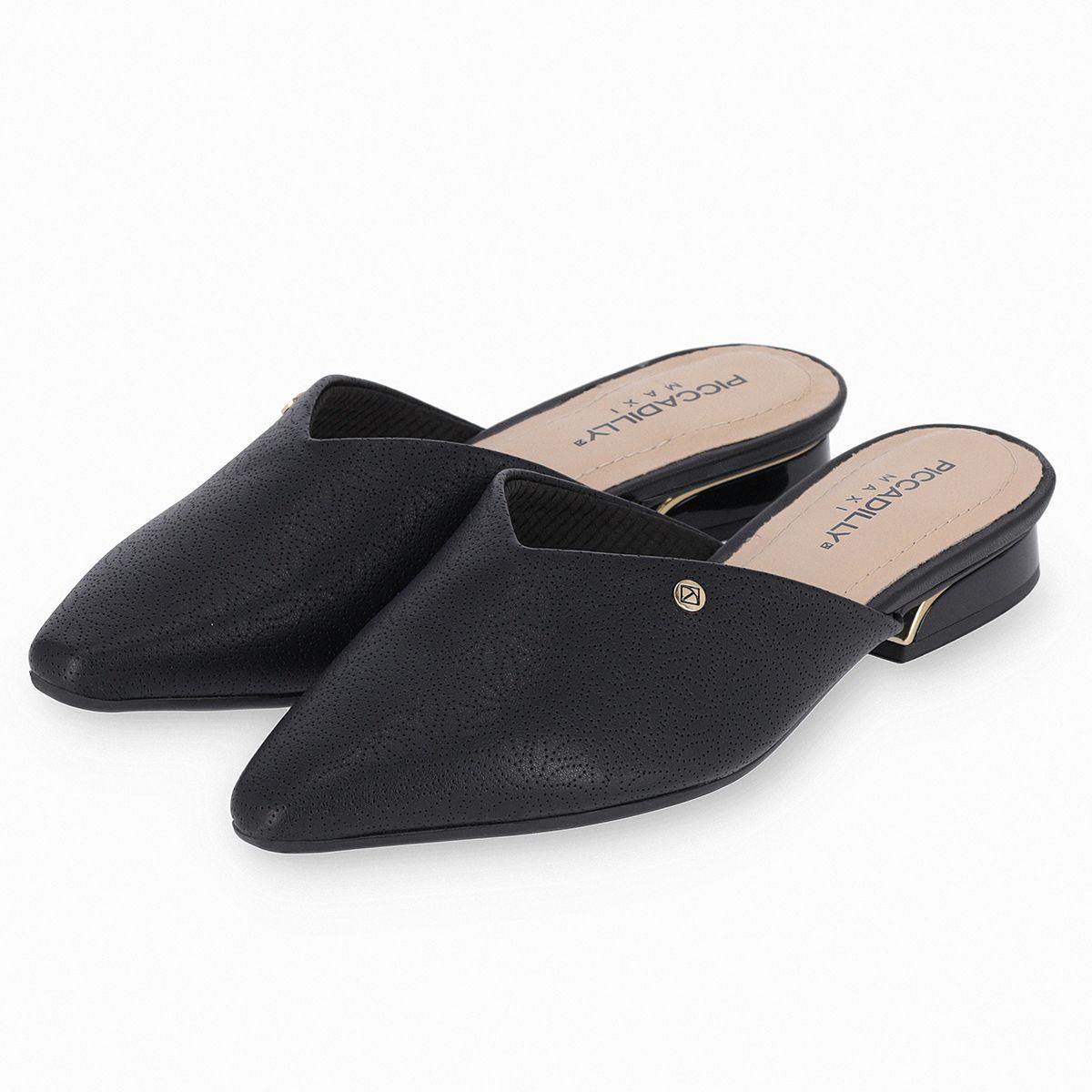 Zapato Silvia Floral Negro Piccadilly-0