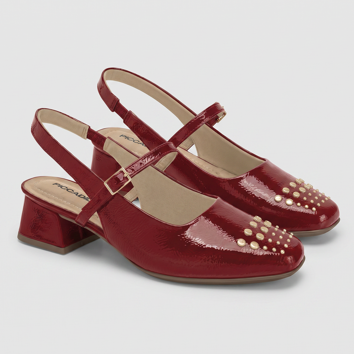 Zapato Mary Jane Carmín Tati 96 Piccadilly-2