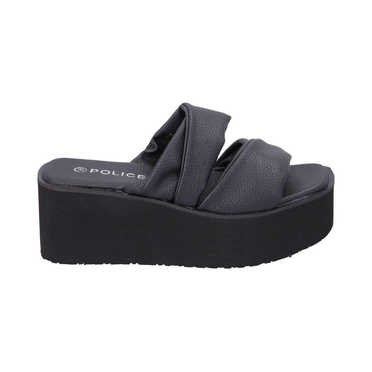 Sandalia Mujer Negro Lola Police-0