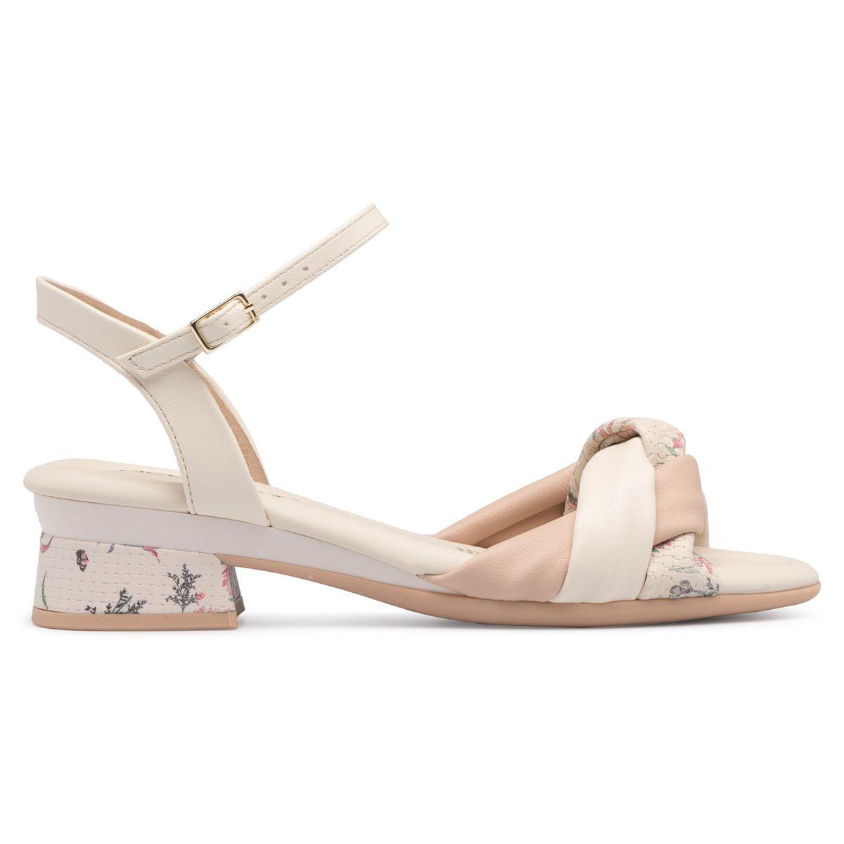 Sandalia Lucia Hueso/Floreado Piccadilly-1