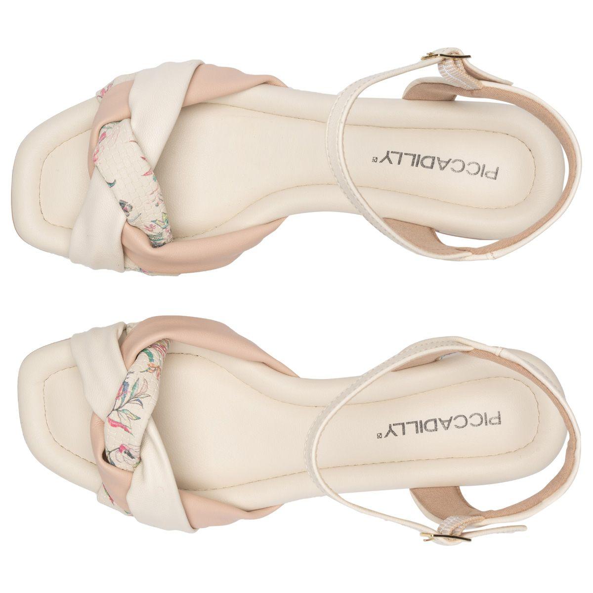 Sandalia Lucia Hueso/Floreado Piccadilly-2