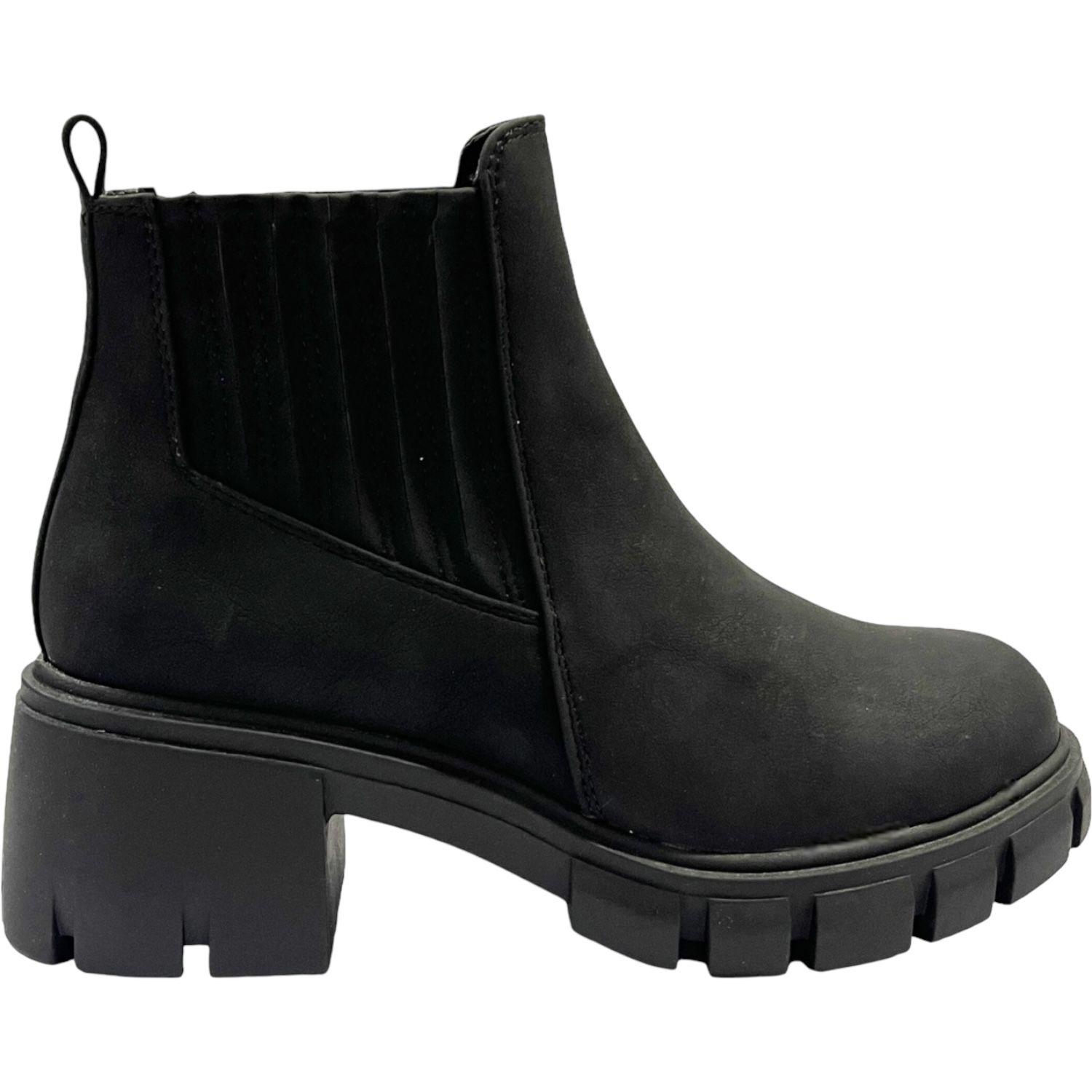 Botin Mujer Negro Venecia Detogni-0