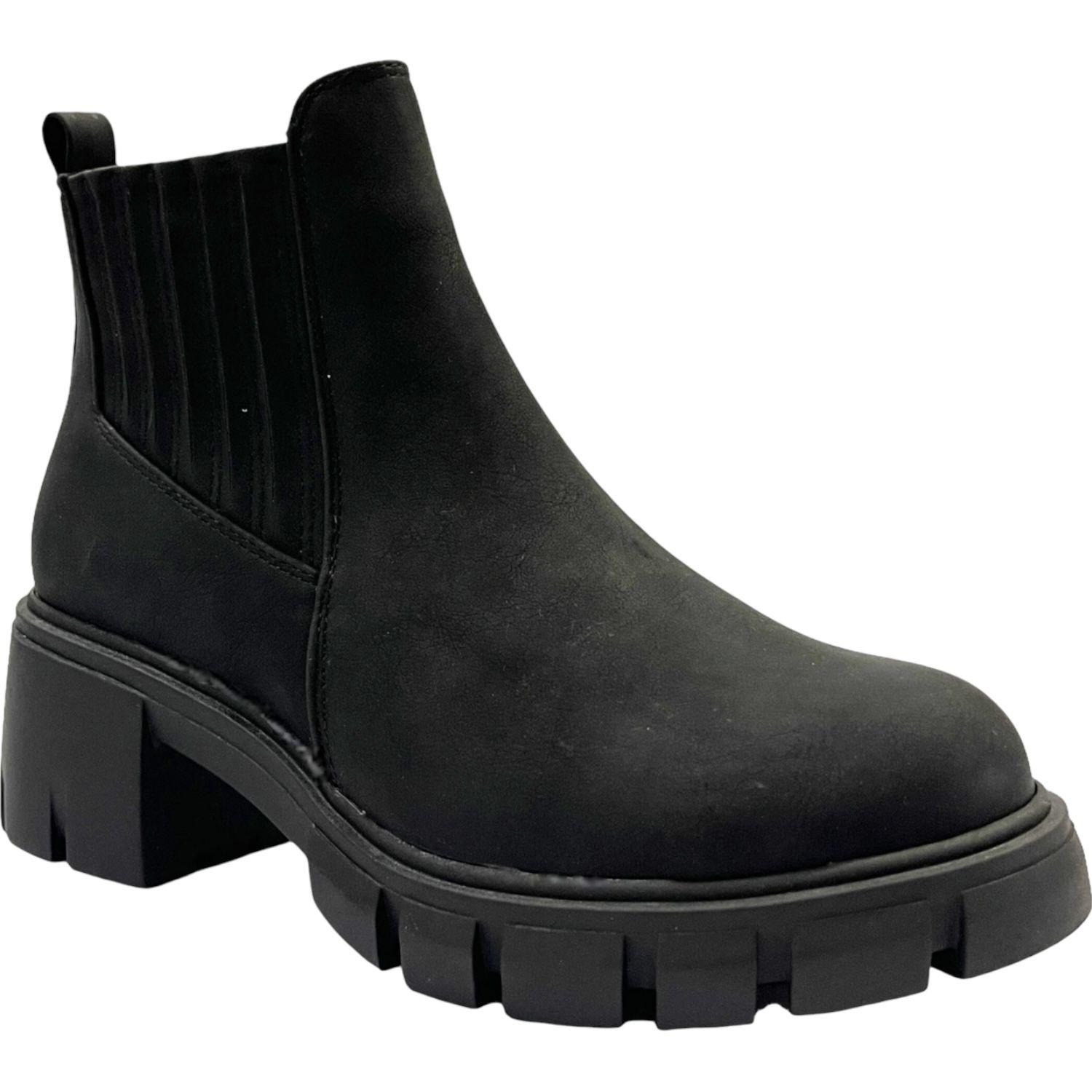 Botin Mujer Negro Venecia Detogni-1