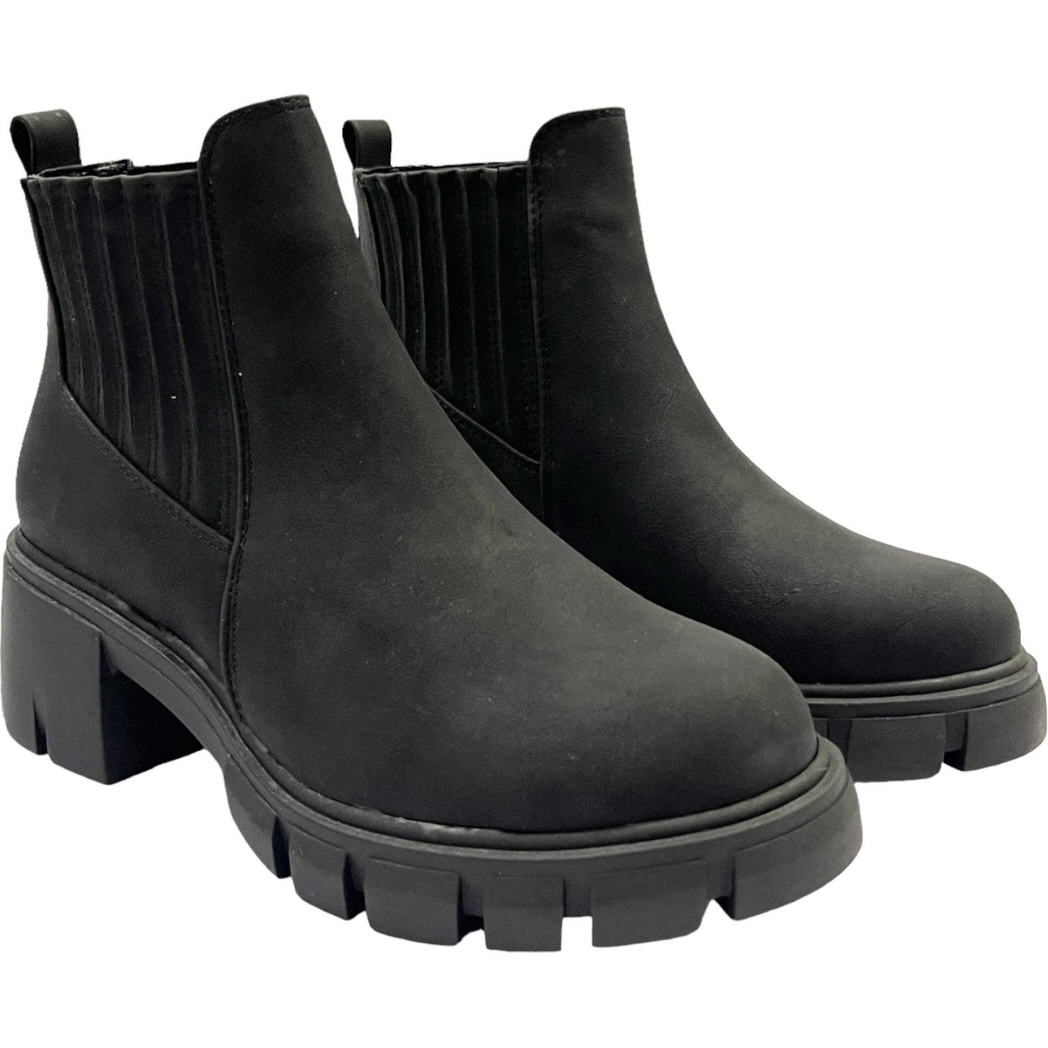 Botin Mujer Negro Venecia Detogni-3