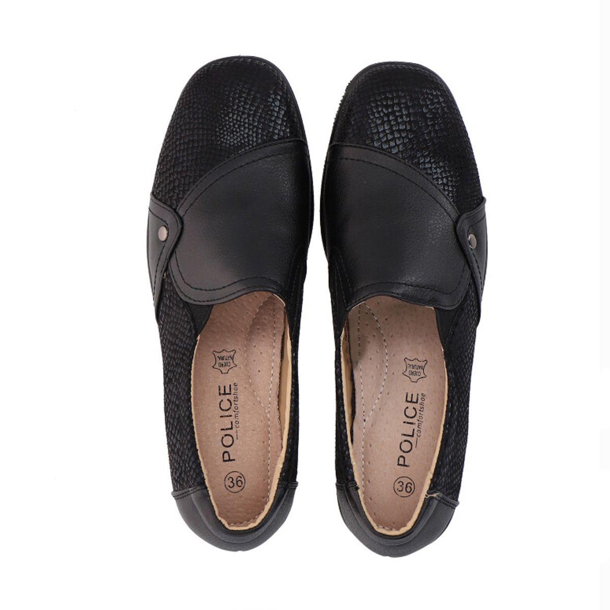 Zapato Mujer Negro North Police-2