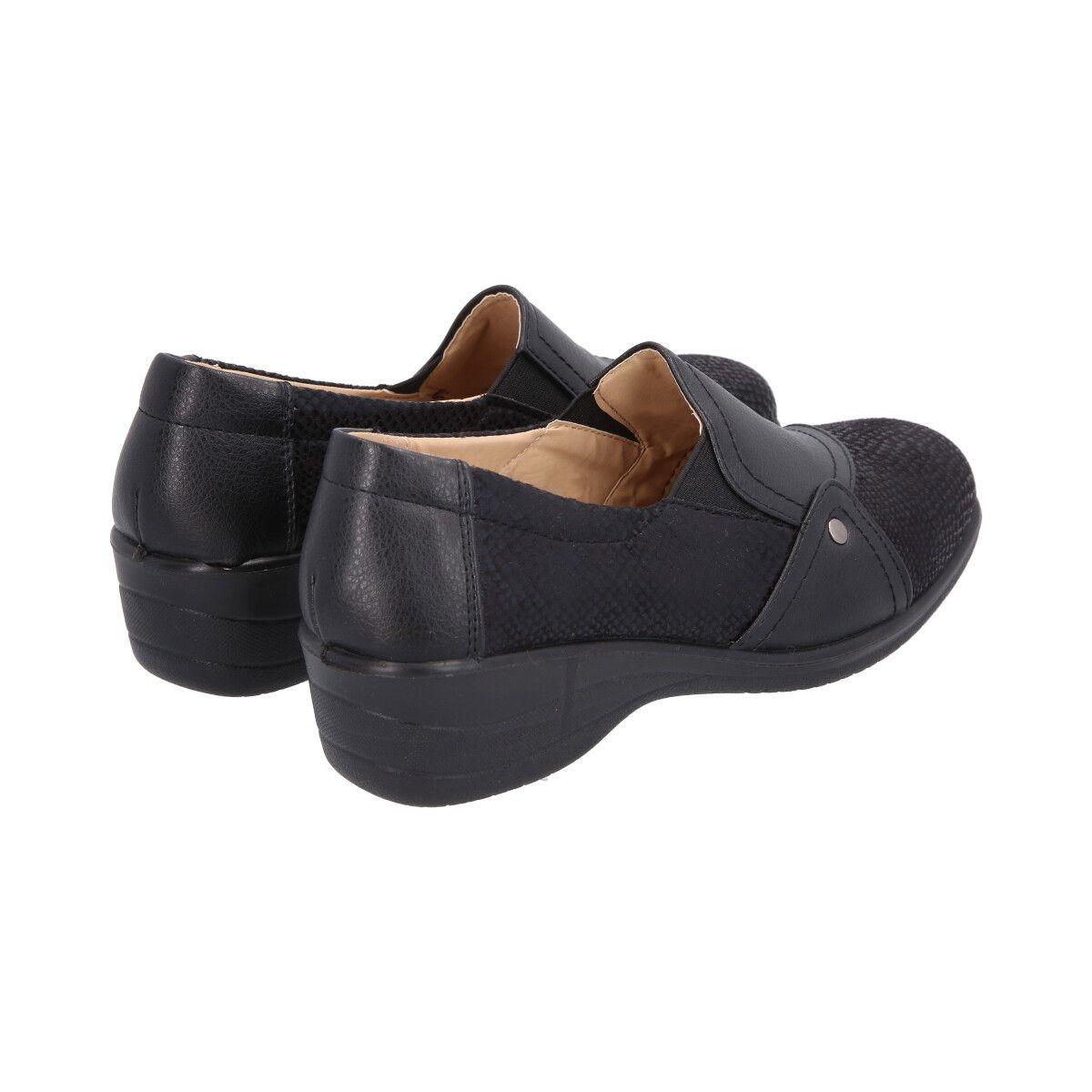 Zapato Mujer Negro North Police-4