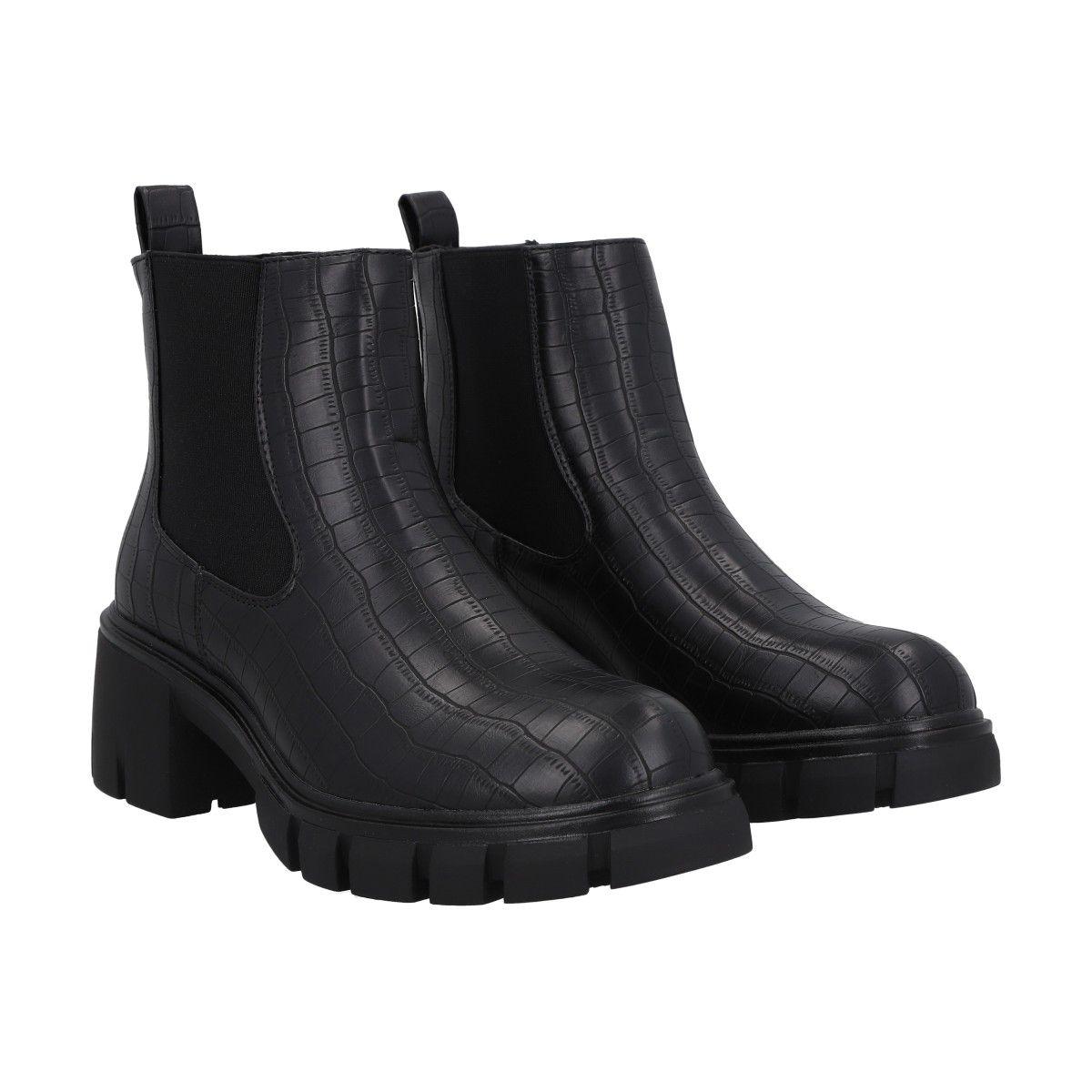 Botin Mujer Negro Dona Police-2