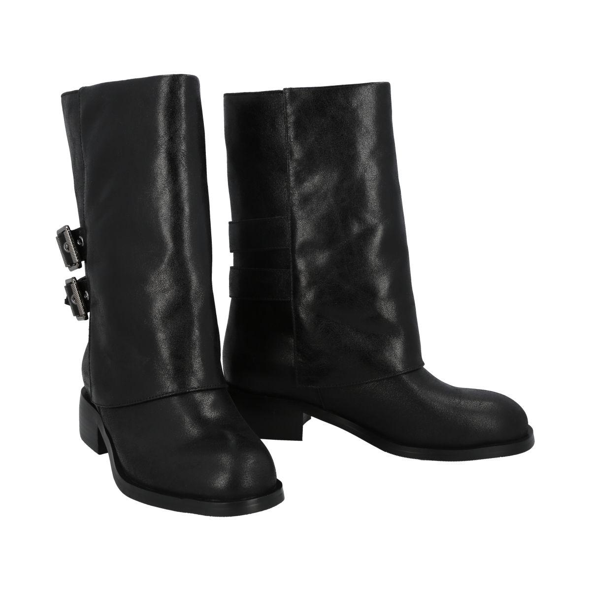 Bota Mujer Negro Martina Police-2