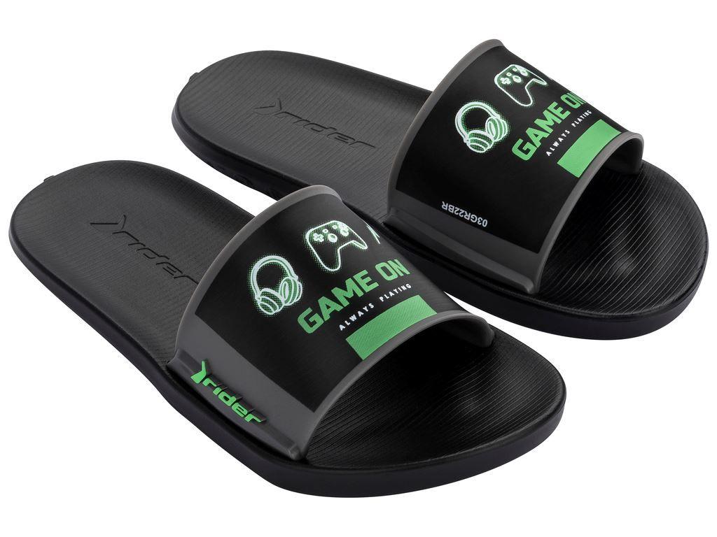 Sandalia Infantil Verde/Negro Speed Slide Rider-0