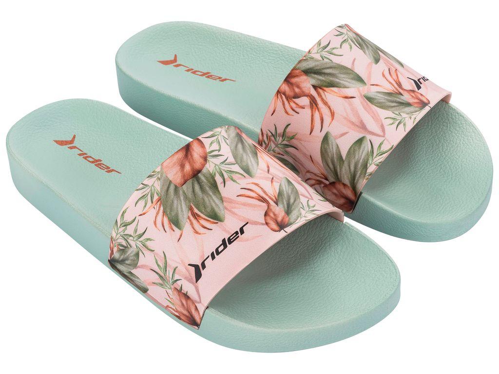 Sandalia Mujer  Verde/Rosa Full 86  Rider-1