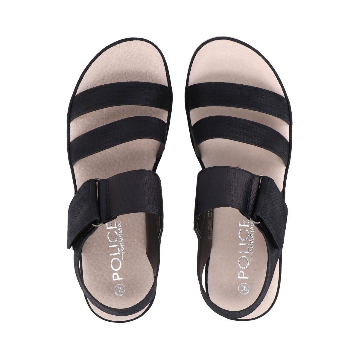 Sandalia Lisa Negro Police-1
