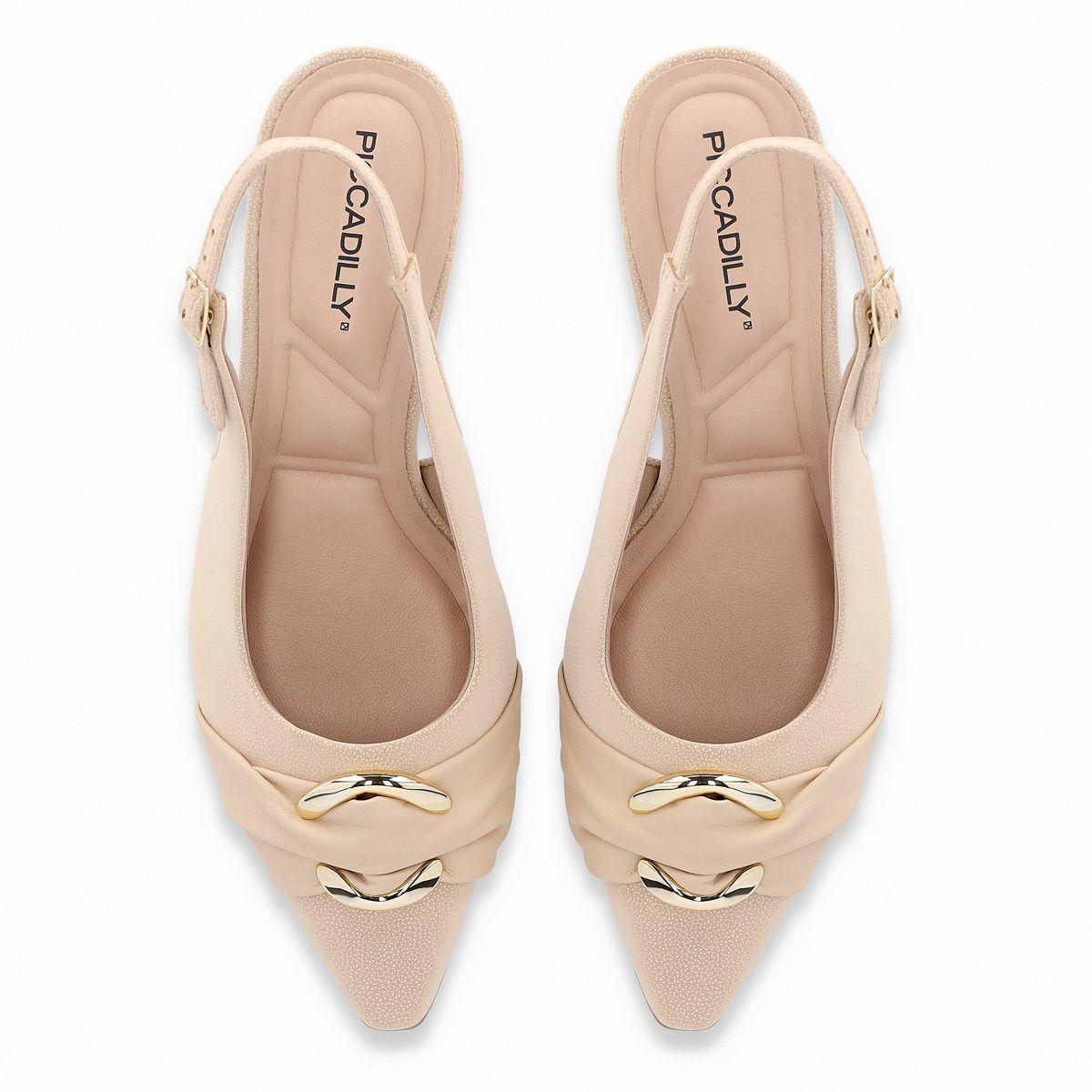 Zapato Mujer Dorado/Café Irene Piccadilly-1