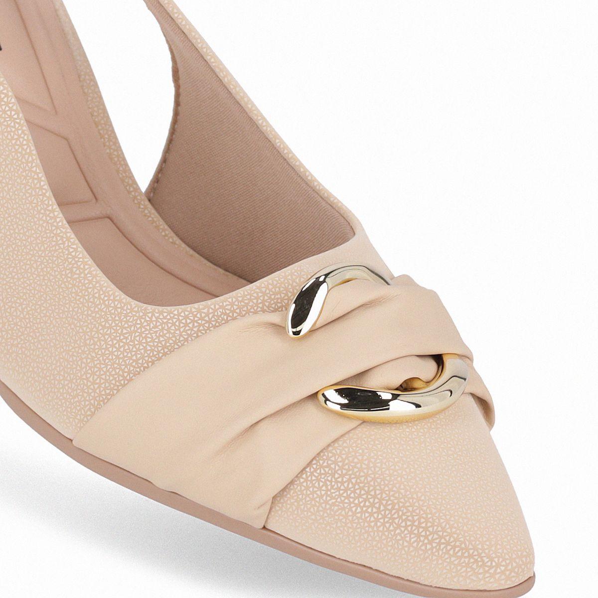 Zapato Mujer Dorado/Café Irene Piccadilly-4