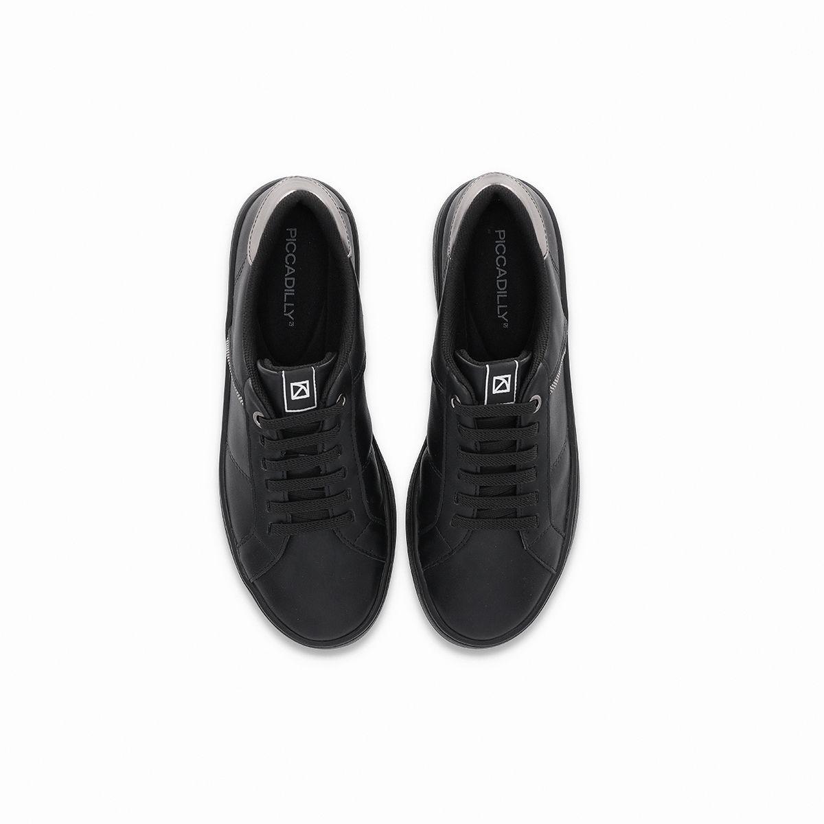 Zapatilla Mujer Negro/Peltre Beta Piccadilly-2