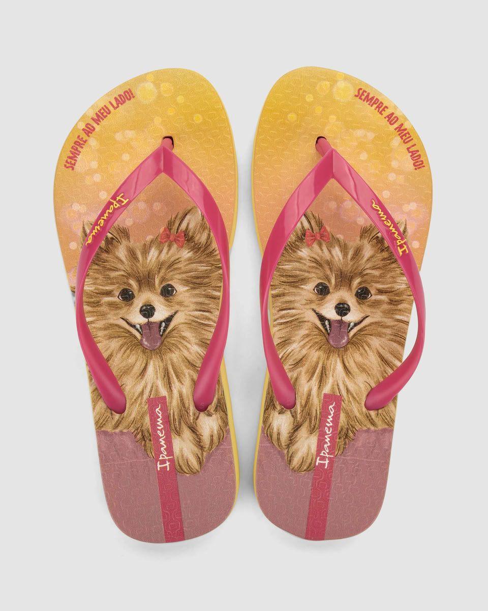 Sandalia Mujer Amarillo/Rosa Pets Ipanema-1