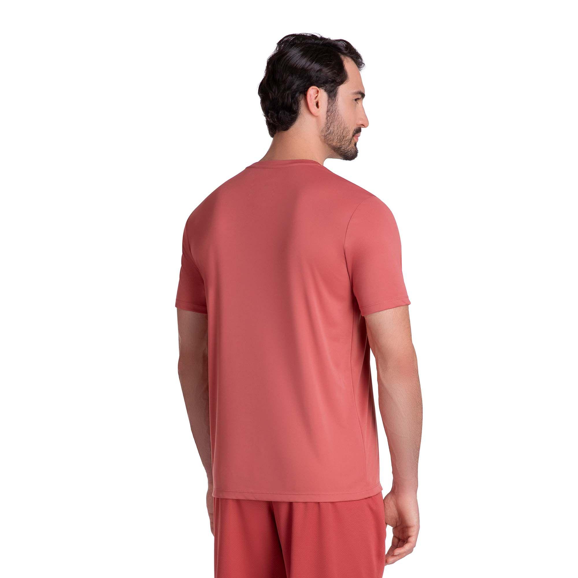 POLERA ESSENTIAL MANGA CORTA ROJIZA HOMBRE-2