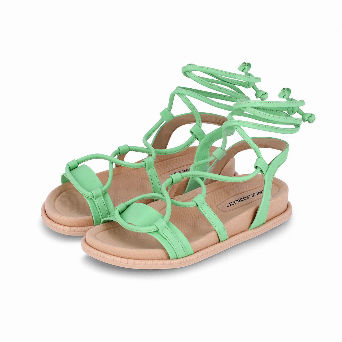 Sandalia Mujer Verde Anali Piccadilly-1