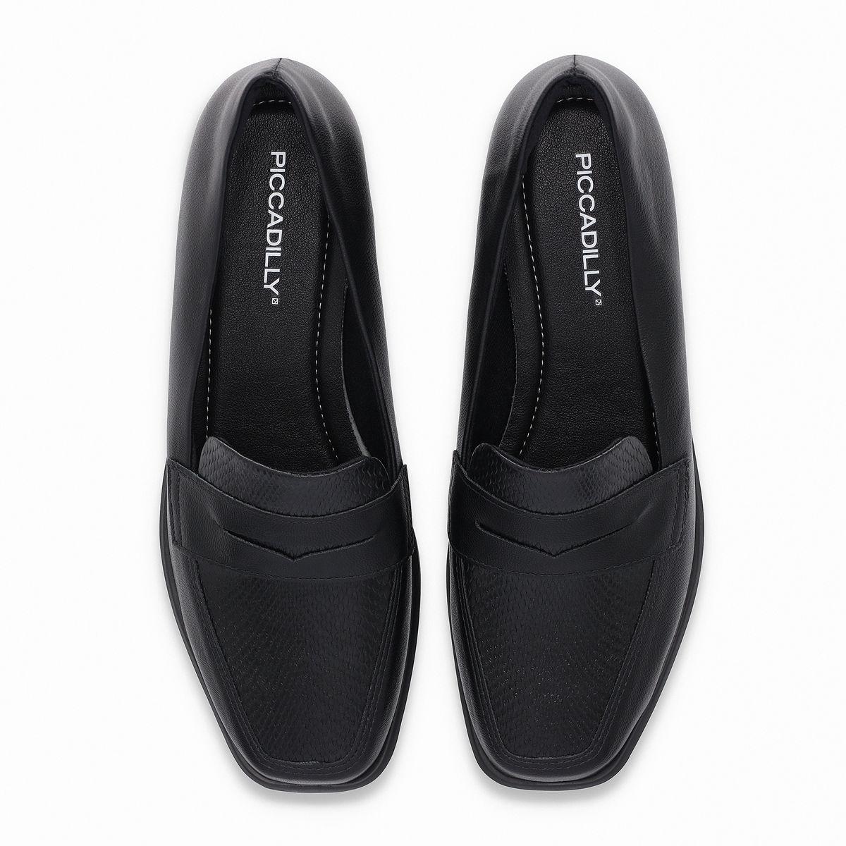 Mocasin Mujer Negro Giovanna Piccadilly-1